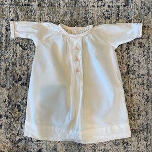 NB dress with bunny stitch work